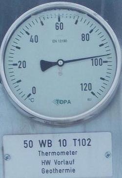 Orlauftemperatur 96 Grad C am 27.12.2014